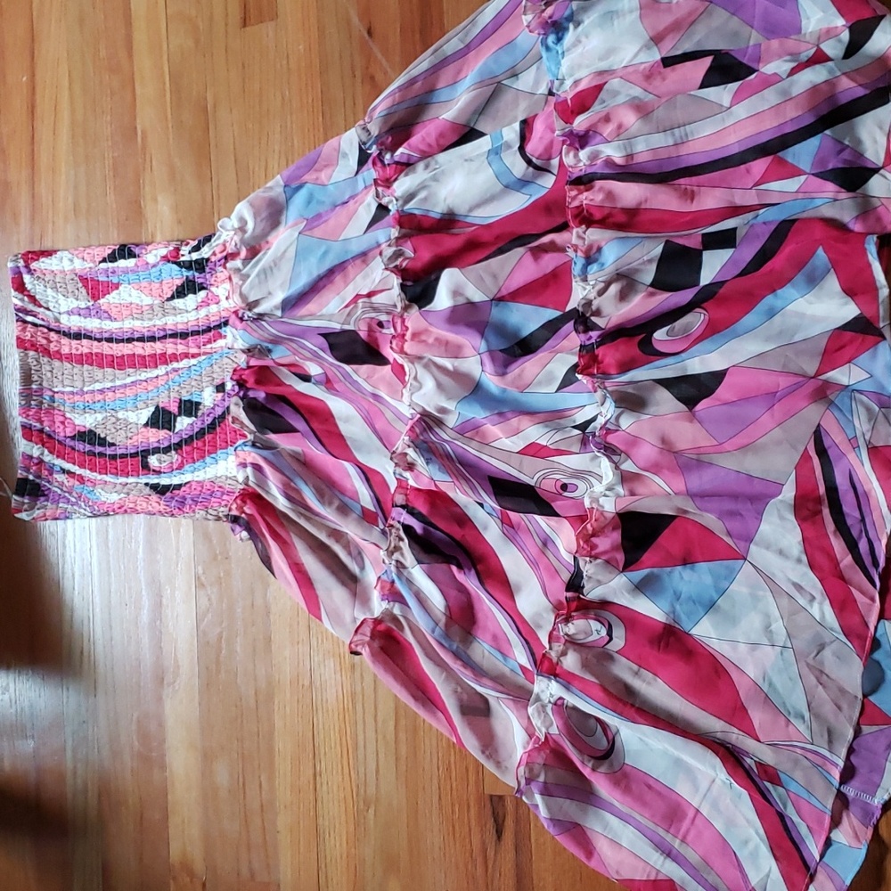 NWOT multicolor 1XL Banjul Long flowy dress